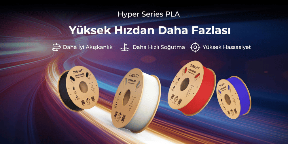 Creality Hyper PLA Filament Tanıtım Banner