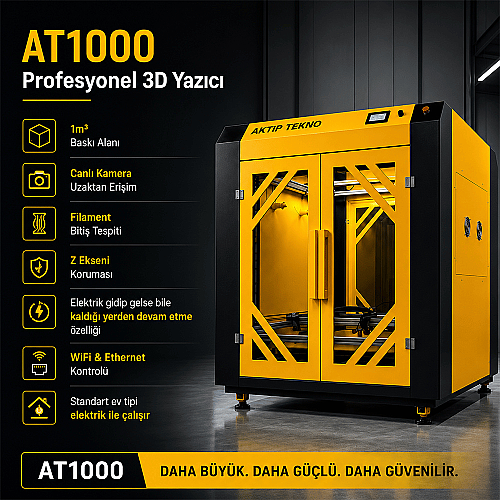 AKTIP TEKNO AT1000 3D Yazıcı - 4