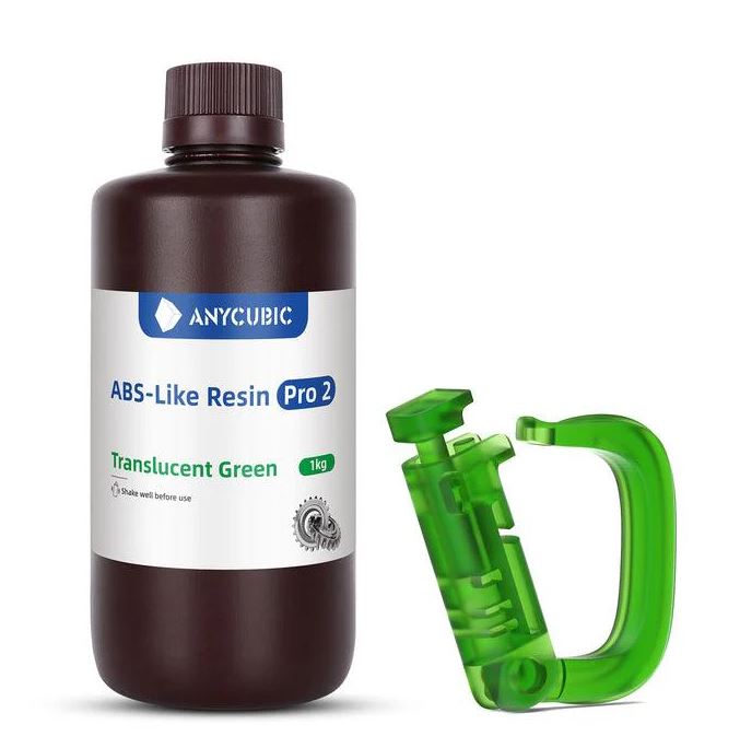 Anycubic - Anycubic Abs-Like Resin Pro 2 - Şeffaf Yeşil - 1 kg