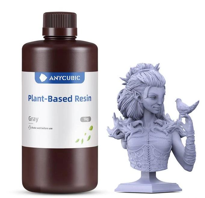 Anycubic - Anycubic Plant-Based UV Resin - Gri - 1 kg
