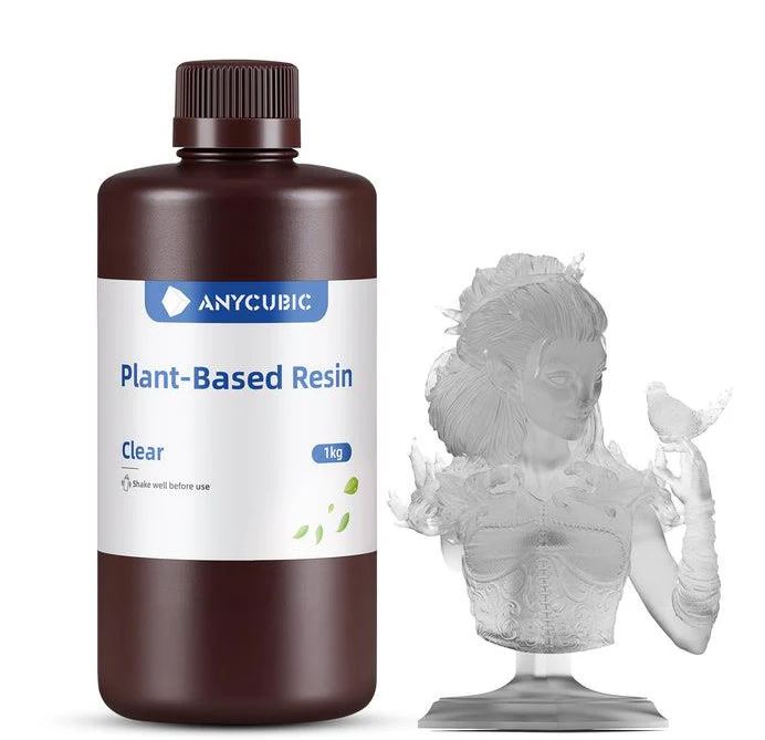 Anycubic - Anycubic Plant-Based UV Resin - Şeffaf - 1 kg