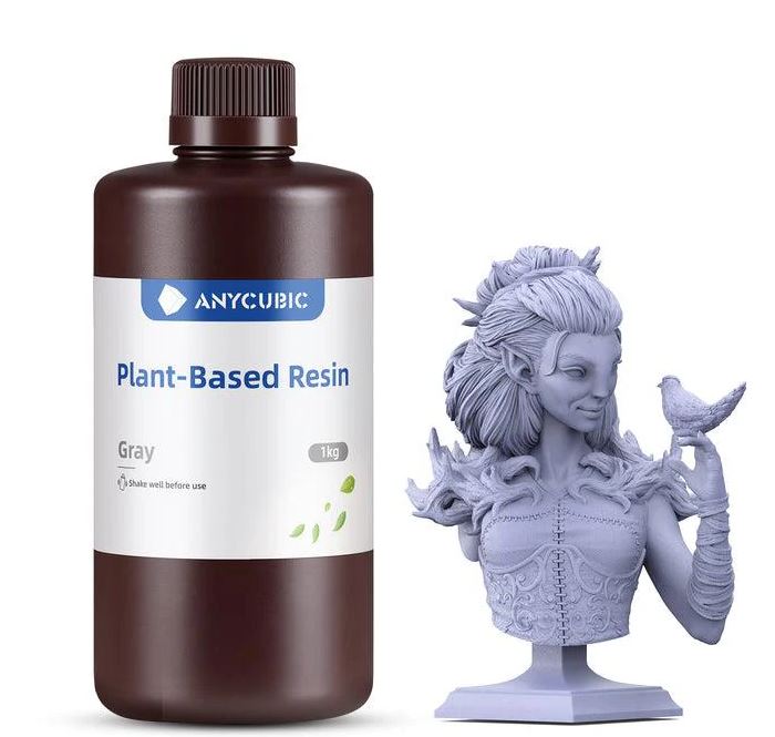 Anycubic - Anycubic Plant-Based UV Resin - Siyah - 1 kg