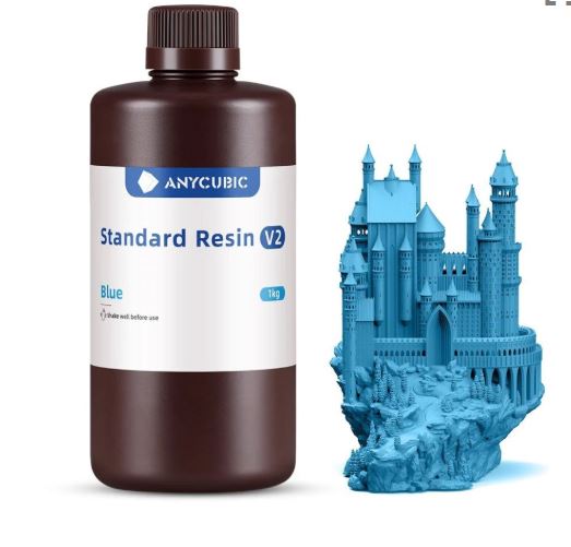 Anycubic Standard Reçine V2 - Mavi - 1 kg
