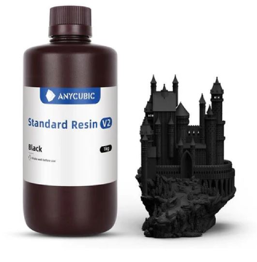 Anycubic Standard Reçine V2 - Siyah - 1 kg