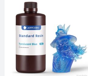 Anycubic Standard Resin - Blue (Şeffaf Mavi) - 1 kg