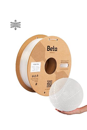 Beta PEBA 90A Filament 1.75mm 800g ŞEFFAF - 1