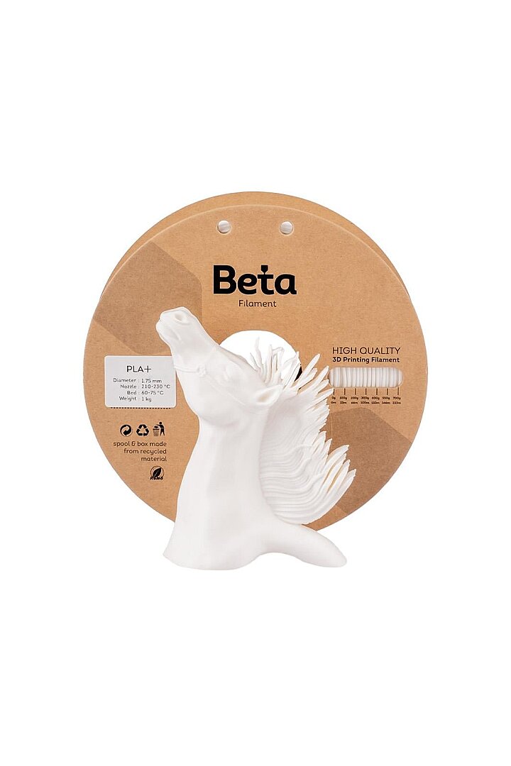 Beta PLA+ Filament 1.75mm 1kg BEYAZ 