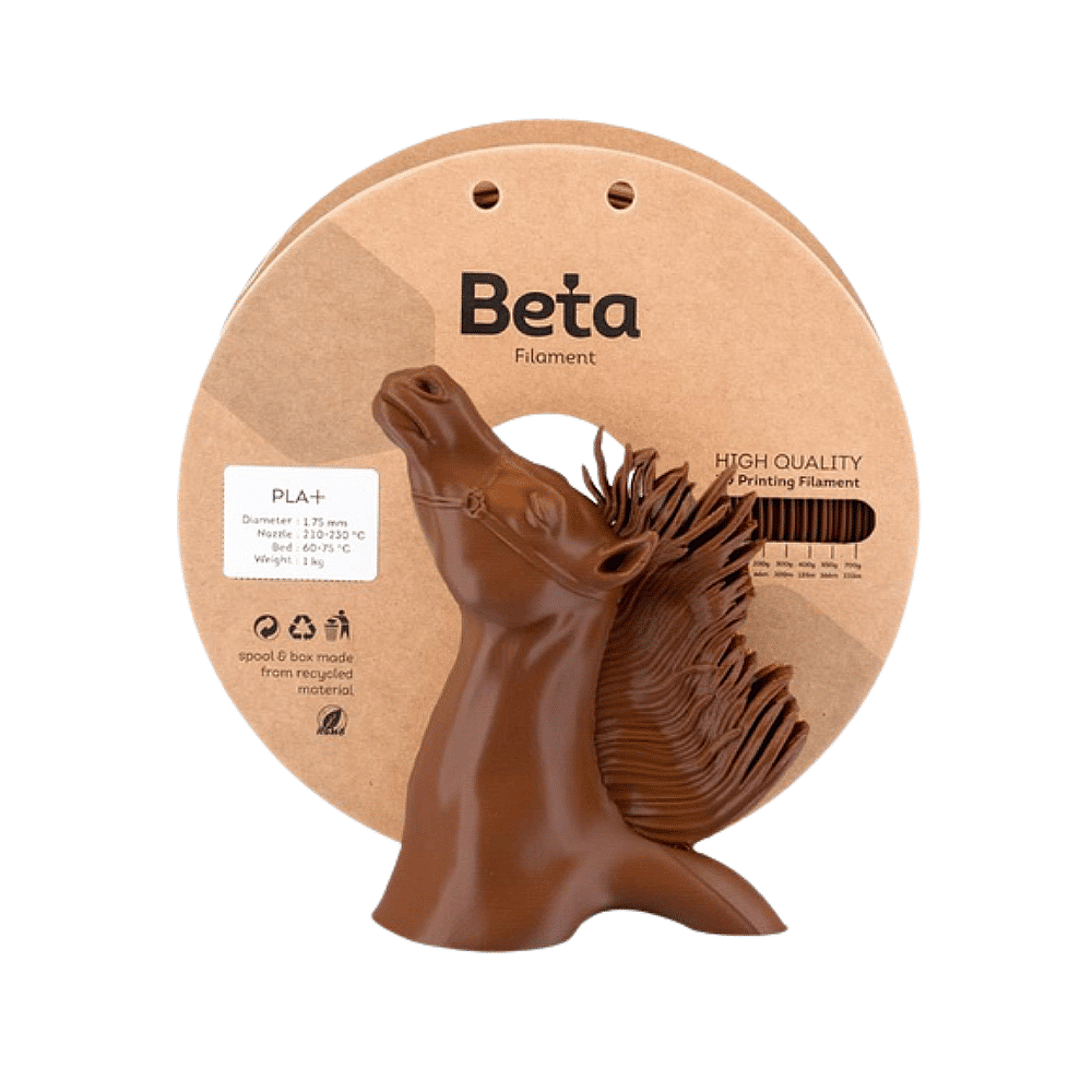 Beta PLA+ Filament 1.75mm 1kg KAHVERENGİ