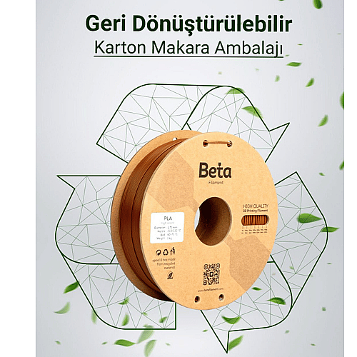 Beta PLA+ Filament 1.75mm 1kg KAHVERENGİ - 7