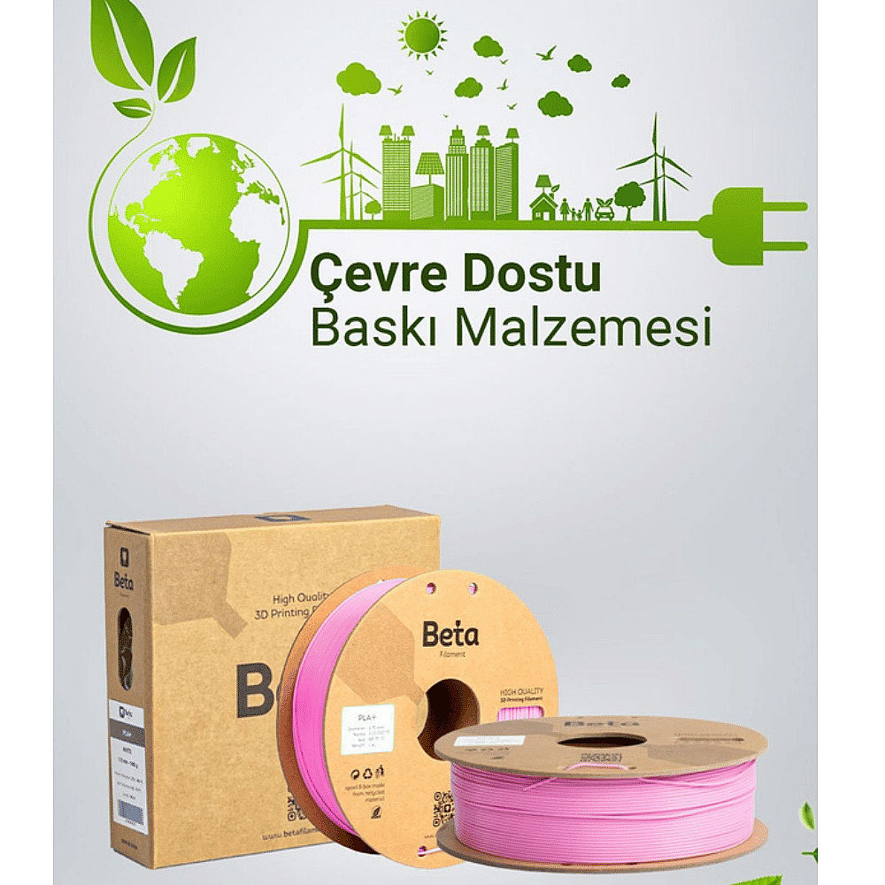 Beta PLA+ Filament 1.75mm 1kg PEMBE - 8