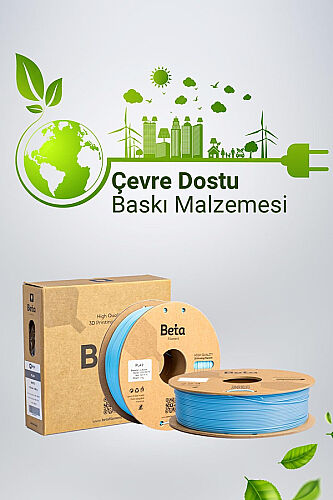 Beta PLA+ Filament 1.75mm 1kg Sky Blue AÇIK MAVİ - 8