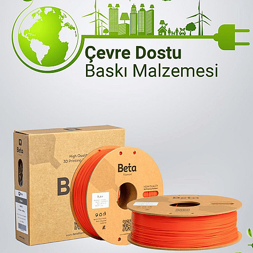 Beta PLA+ Filament 1.75mm 1kg TURUNCU - 6