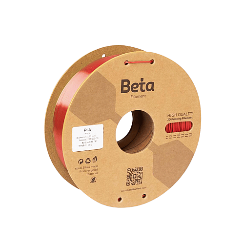 Beta PLA-Magic Silk Filament 1.75mm 1kg Red Green - 2
