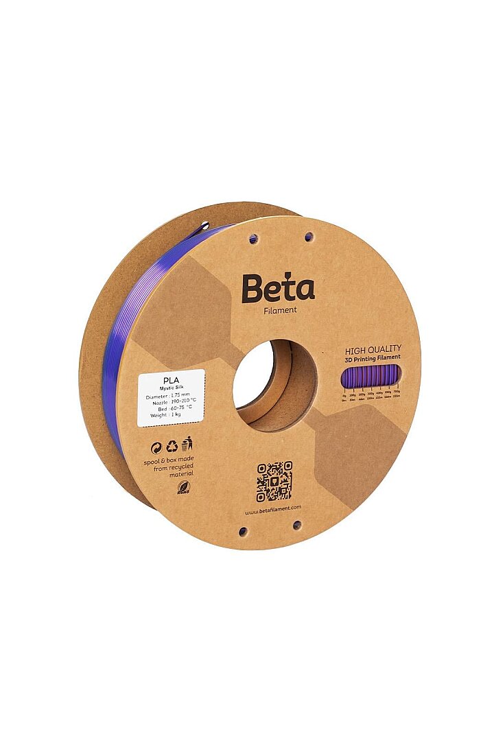 Beta PLA-Mystic Silk Filament 1.75mm 1kg Green Purple Copper