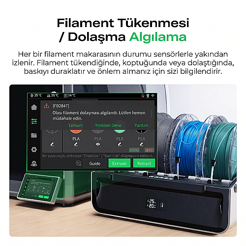 Creality CFS-C Çok Renkli Filament Sistemi (Multicolor Kit) - 10