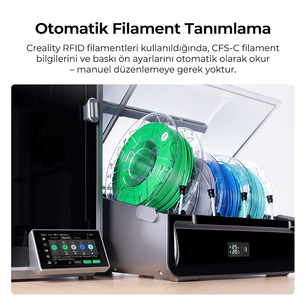 Creality CFS-C Çok Renkli Filament Sistemi (Multicolor Kit) - 11