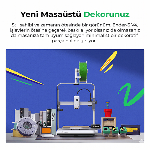 Creality Ender 3 V4 Combo 3D Yazıcı - 4