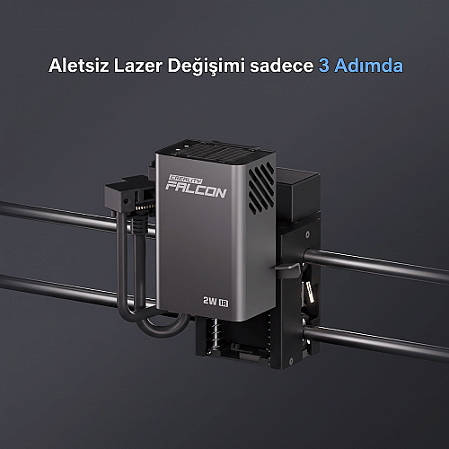 Creality Falcon A1 Pro 20W Lazer Gravür ve Kesici - 7