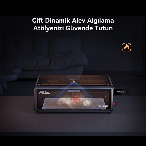 Creality Falcon A1 Pro 20W Lazer Gravür ve Kesici - 14