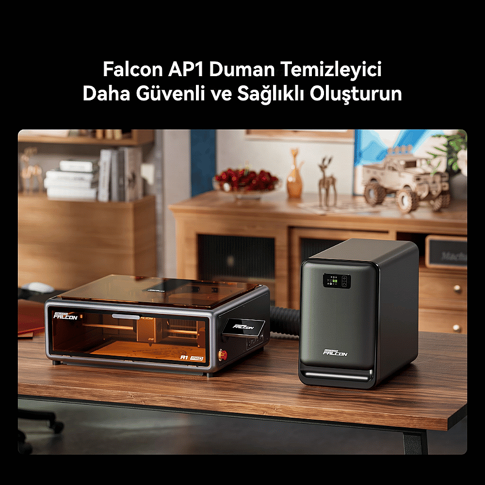 Creality Falcon A1 Pro 20W Lazer Gravür ve Kesici - 15