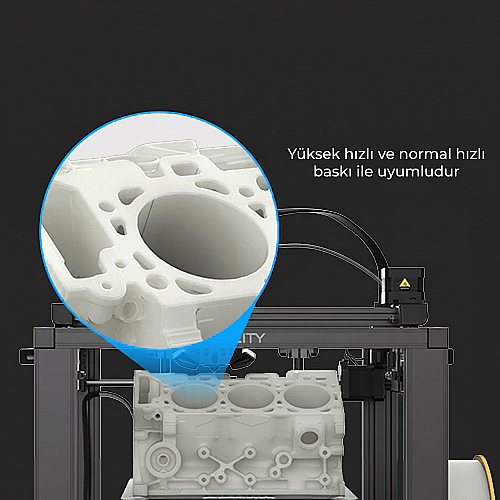 Creality Hyper PLA Filament 1.75mm 1kg SİYAH - 3