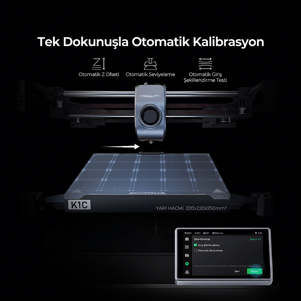 Creality K1C 3D Yazıcı (Yeni Versiyon) - 5