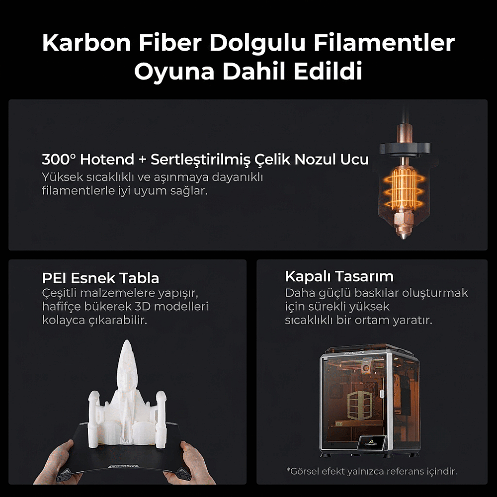 Creality K1C 3D Yazıcı (Yeni Versiyon) - 7