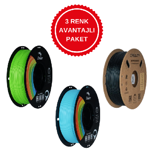 Creality PLA Filament 3 Renk Avantajlı Paket - Thumbnail