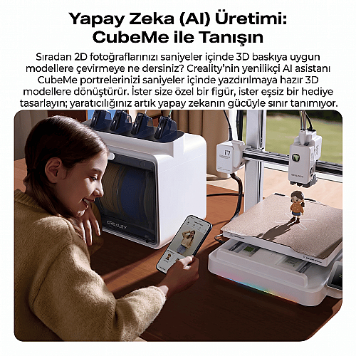 Creality SparkX i7 Combo 3D Yazıcı - 6
