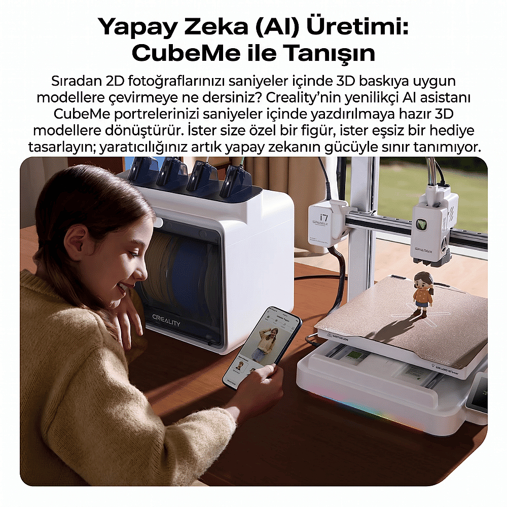 Creality SparkX i7 Combo 3D Yazıcı - 6