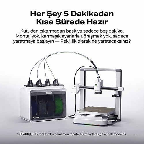 Creality SparkX i7 Combo 3D Yazıcı - 15