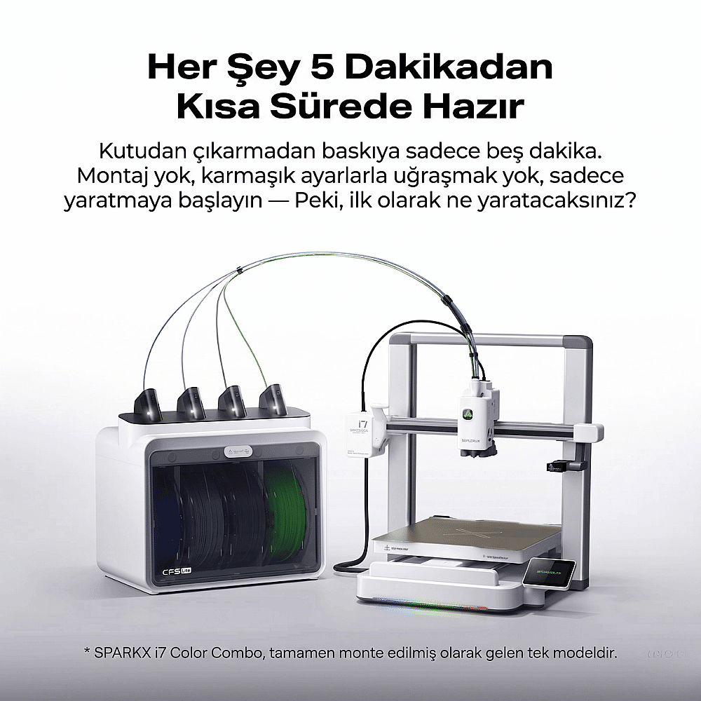 Creality SparkX i7 Combo 3D Yazıcı - 15