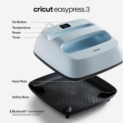 Cricut EasyPress 3 Isıtıcı Mavi (23x23cm) - Thumbnail