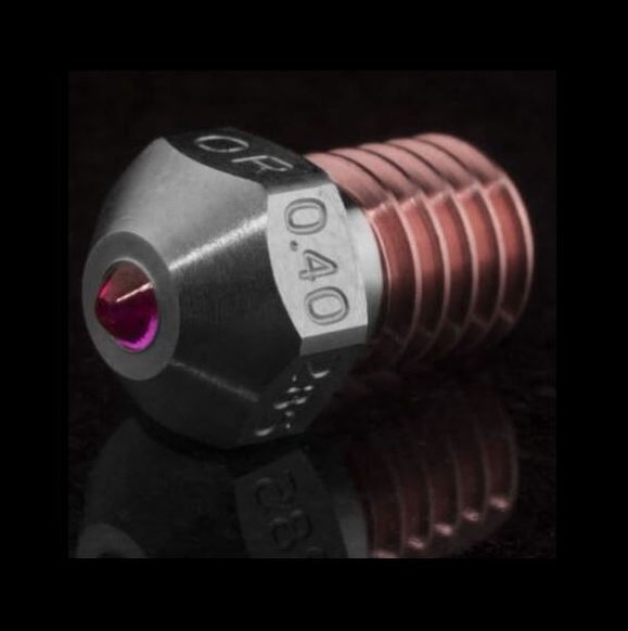 Olsson - Olsson Ruby High Temp Nozzle 0.4mm (for 1.75mm Filament)