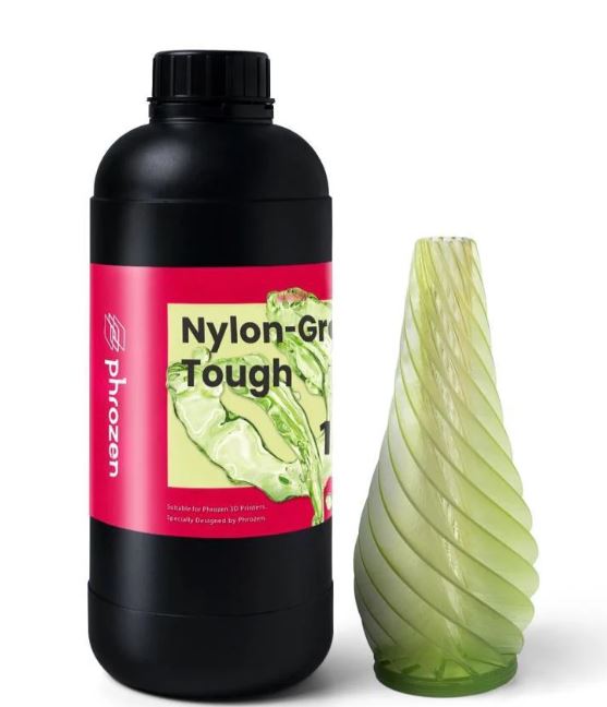 Phrozen Nylon-Green Yüksek Dayanıklı 1 kg UV Reçine - Saydam Yeşil