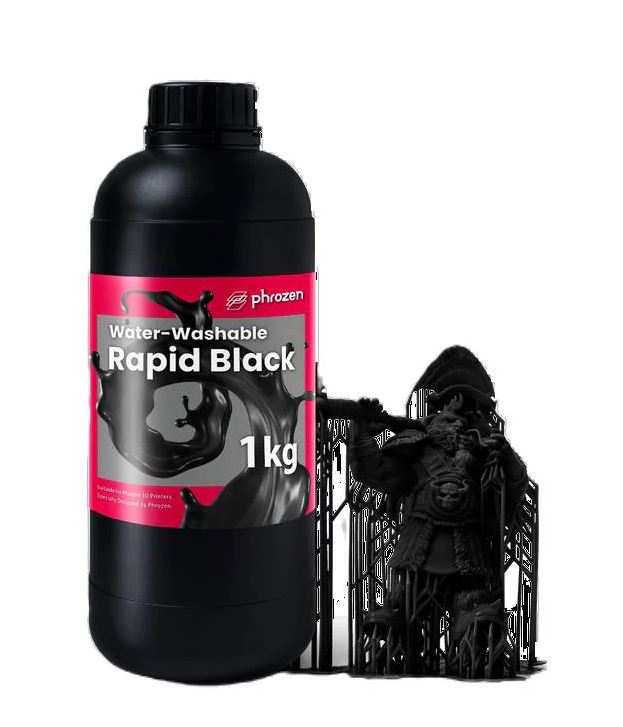 Phrozen - Phrozen Water Washable Suyla Yıkanabilir Reçine - Rapid Siyah - 1 kg