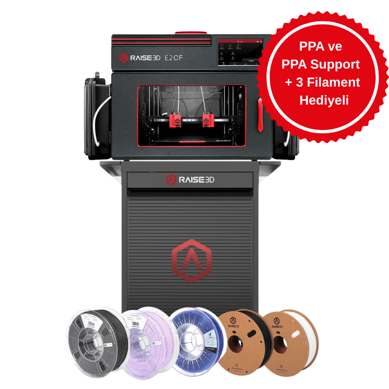 Raise3D - Raise3D E2CF 3D Yazıcı Avantajlı Paket