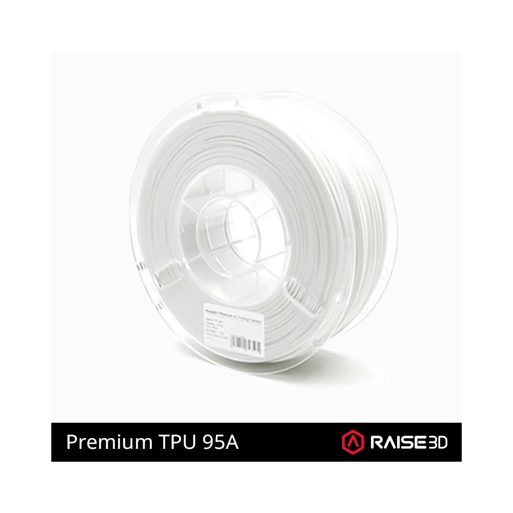 Raise3D - Raise3D Premium TPU-95A Filament 1.75mm 1kg BEYAZ