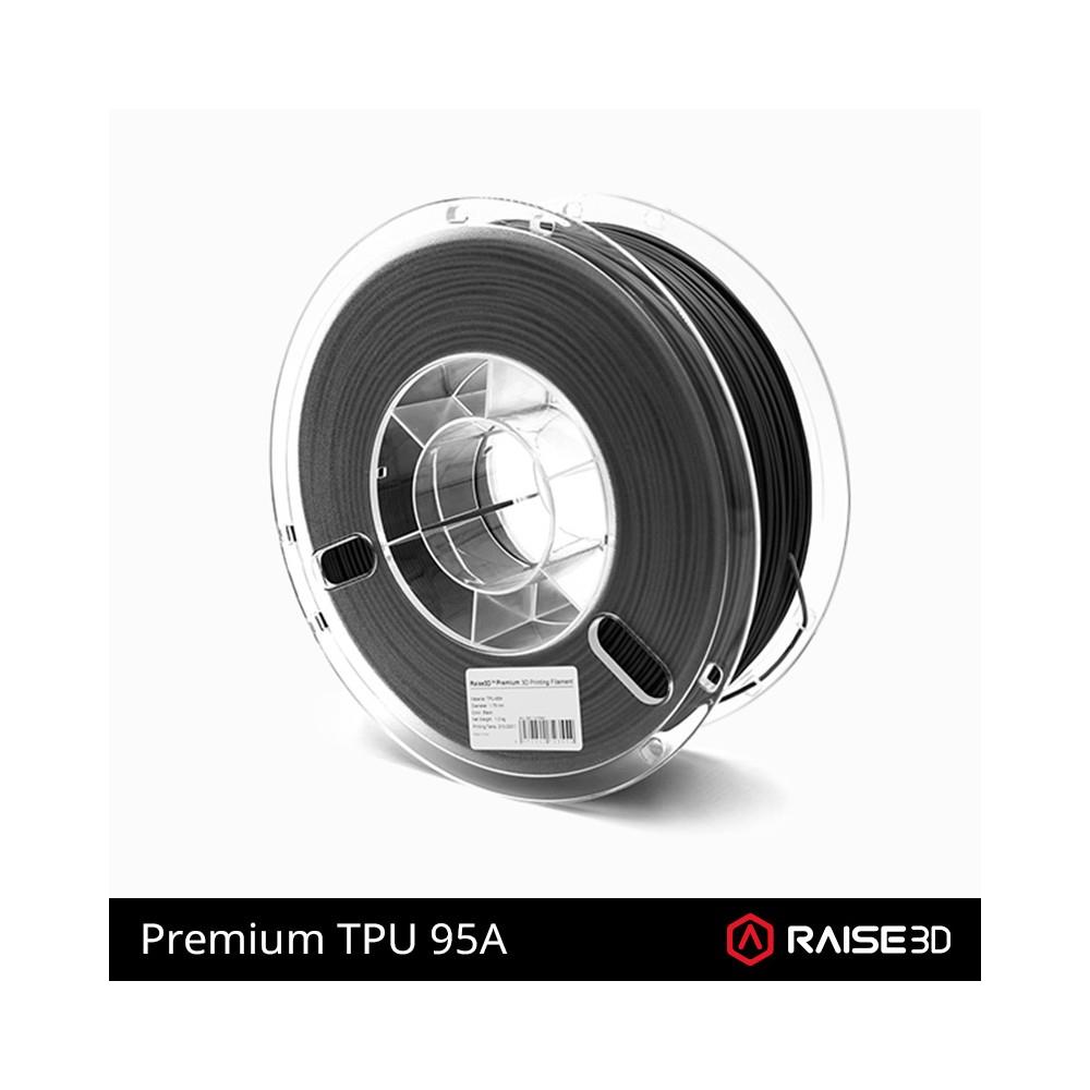 Raise3D - Raise3D Premium TPU-95A Filament 1.75mm 1kg SİYAH