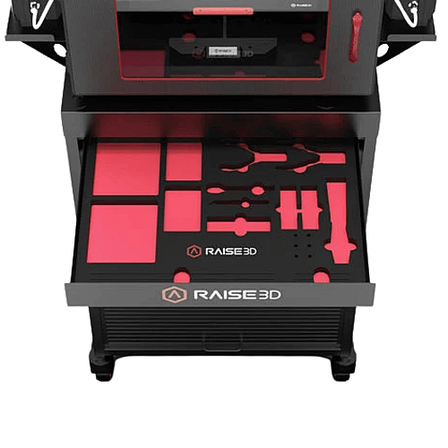 Raise3D Printer Cart Workstation (Low) Pro2 Plus/Pro3 Plus (HS) - 2