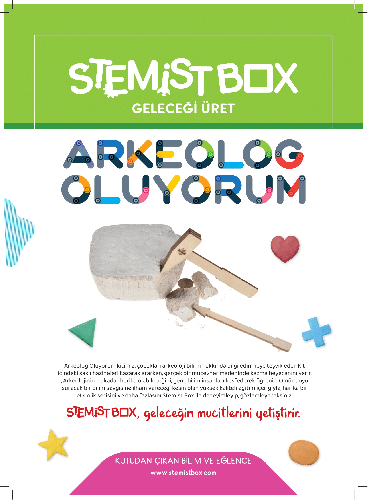 SB-ARKEO Stemist Box Kazı Seti : Arkeolog Oluyorum - Thumbnail