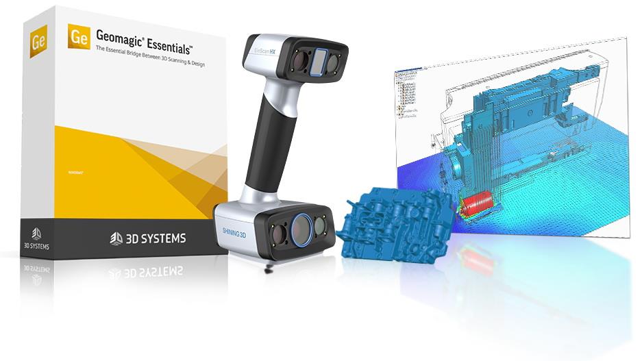 Shining 3D - Shining 3D EinScan HX 3D Tarayıcı + Tersine Mühendislik Yazılım Paketi