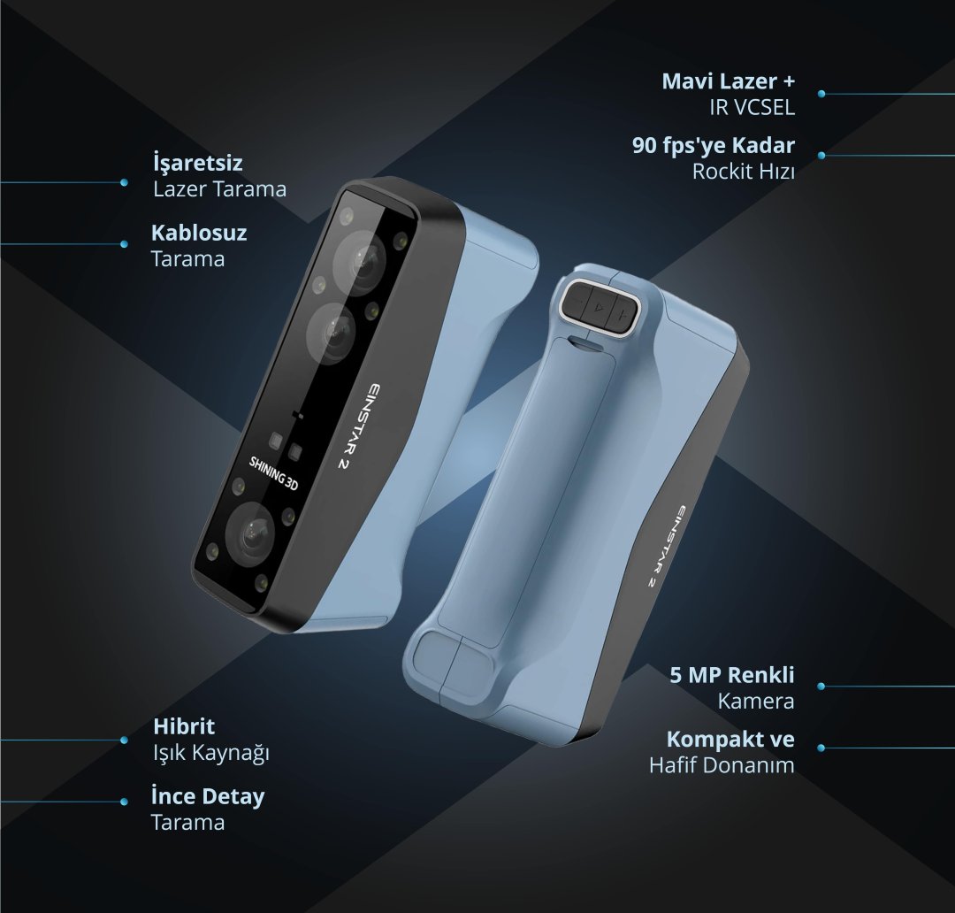 Shining 3D - Shining 3D EINSTAR 2 3D Tarayıcı