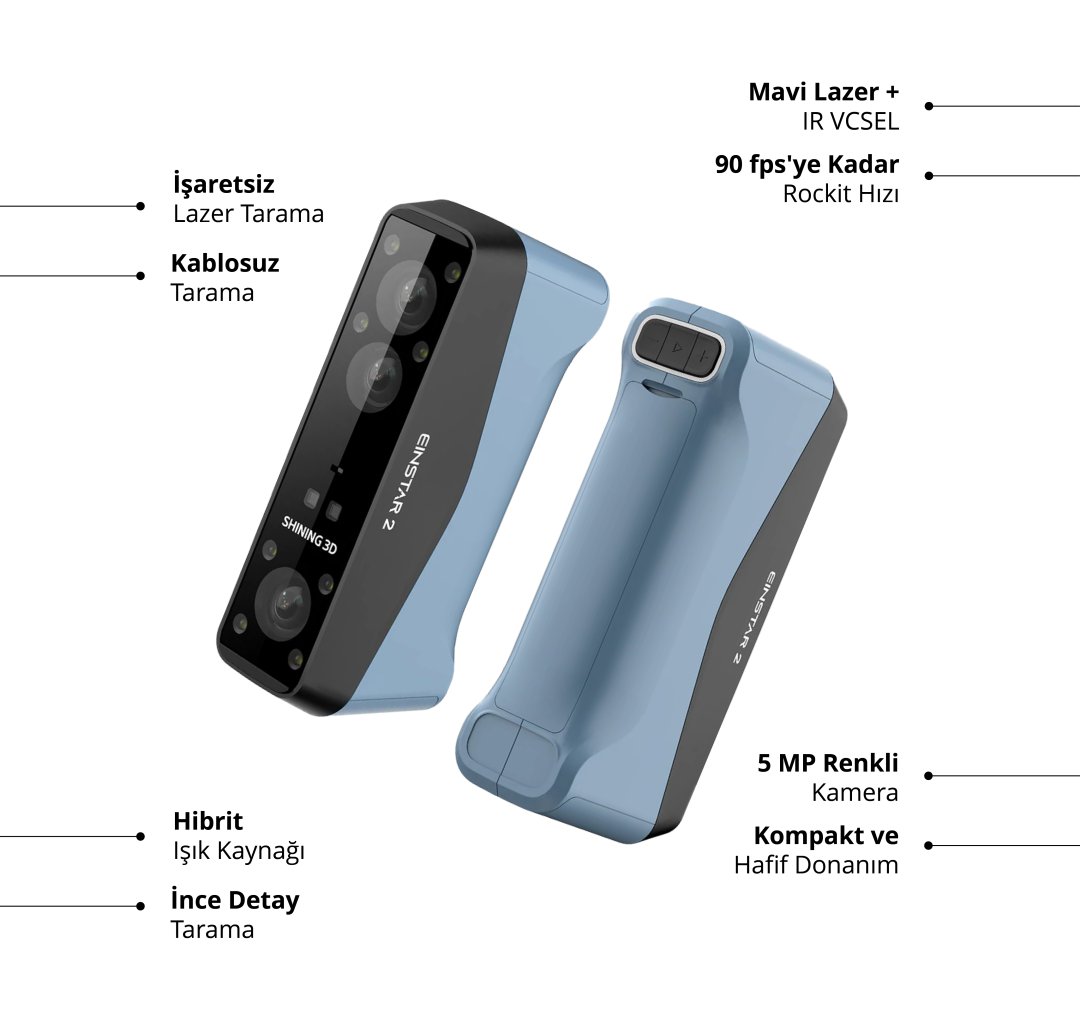 Shining 3D EINSTAR 2 3D Tarayıcı