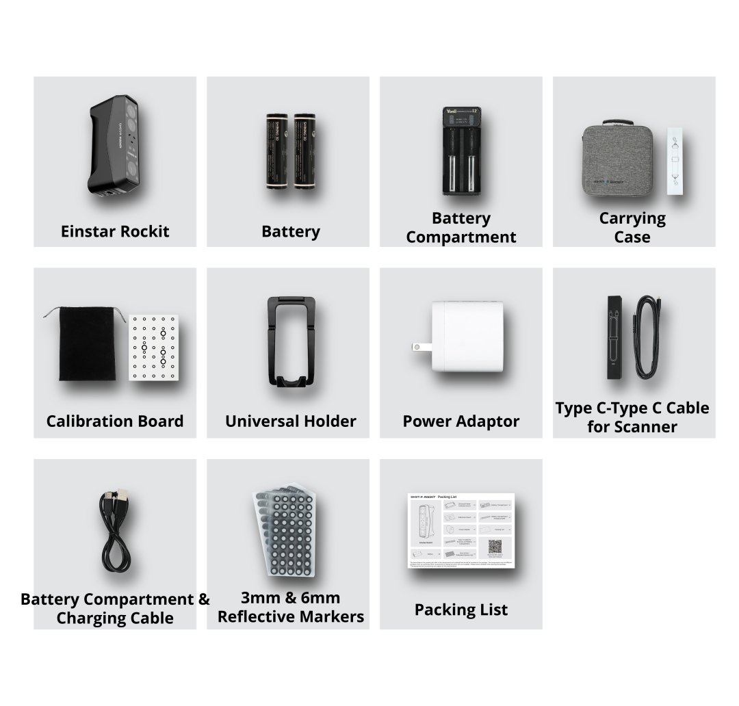 Shining 3D EINSTAR Rockit 3D Tarayıcı