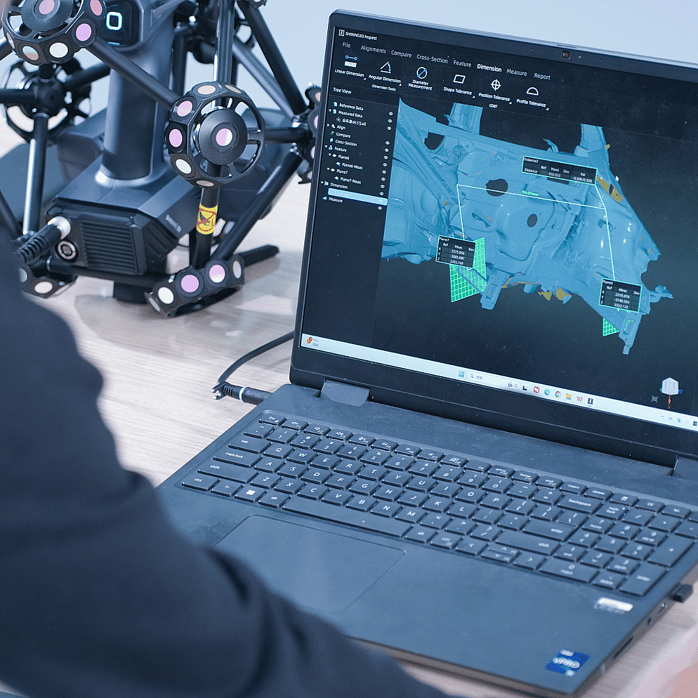 Shining 3D FreeScan Trak ProW 3D Tarayıcı - 11