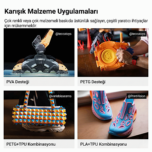 Snapmaker U1 3D Yazıcı - 9