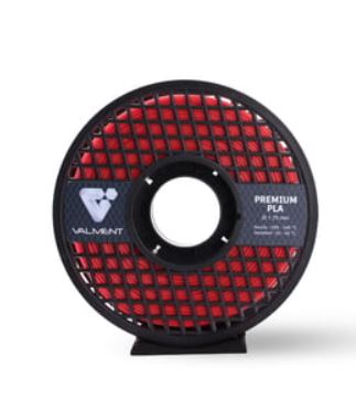 Valment - Valment PLA Premium Filament 1.75mm 1kg KIRMIZI